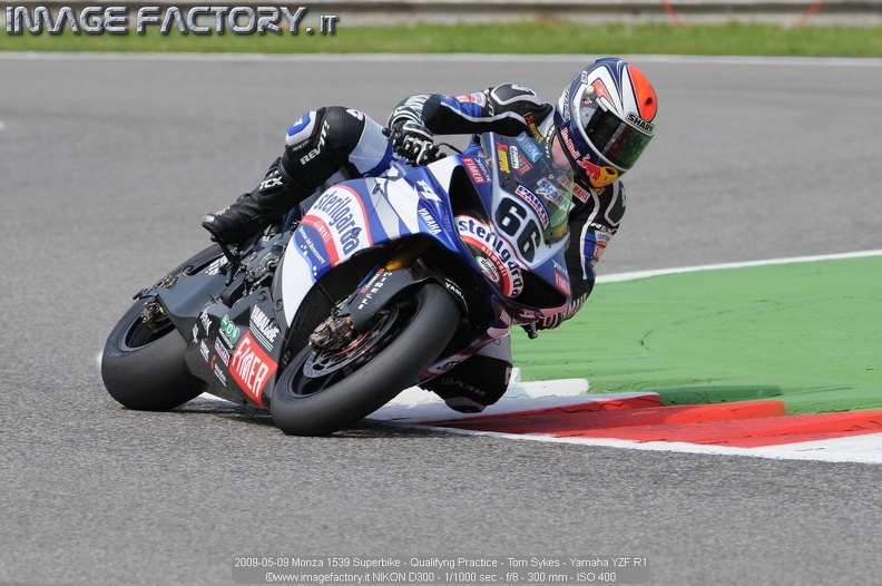 2009-05-09 Monza 1539 Superbike - Qualifyng Practice - Tom Sykes - Yamaha YZF R1.jpg